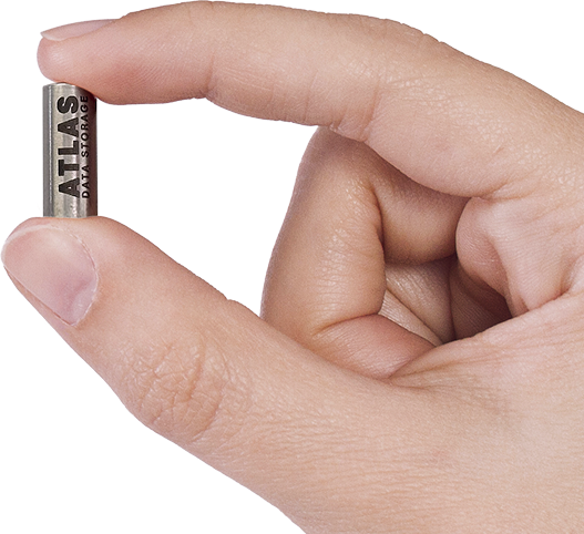 fingers holding storage pill